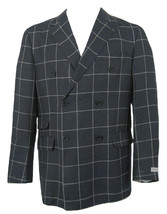 NEW $1295 Hickey Freeman Wool Silk Linen Sportcoat (Blazer)! 44 R Navy  USA Made - £314.53 GBP