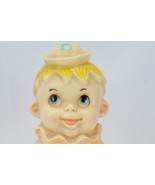 Clown Rubber Squeak Toy Star Mftg 161 Italy  8 1/4&quot; Tall x 3.8&quot; Wide x 3... - $222.40 MXN