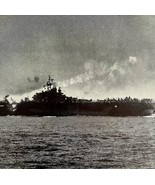 Kamikaze Plane Crashes On The Essex Ship 1945 WW2 Photo Print Military D... - €34,32 EUR