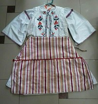 NEW ALBANIAN TRADITIONAL POPULAR FOLK MATI COSTUME SUIT GIRLS-ADULT-HAND... - £140.22 GBP