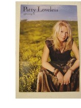 Patty Loveless Poster 2 Sided Dreamin&#39; My Dreams Promo - £14.11 GBP