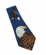 Davvero Benino Bald Eagle Bird of Prey Novelty Necktie - $266.94 MXN