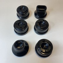 Omega Juicer 8003 8004 8005 8006 Nozzle Caps Set Replacement Parts Black... - £7.76 GBP