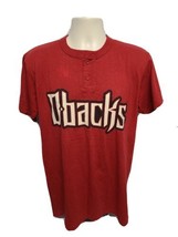 Majestic Arizona Diamond Backs Justin Upton #10 Mens Medium Burgundy Shirt - £17.01 GBP