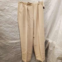 NWT Jones New York Women&#39;s Petite Beige Pants, Size 12P - £69.81 GBP