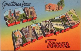 Greetings from San Antonio TX Postcard PC354 - £3.97 GBP