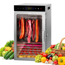 Commercial Food Dehydrator Machine 18-Tray, 86-194℉ Temperature Control,... - $929.69