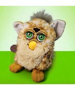 Vintage Furby Giraffe 2001 Re-Release Rare Neon Green Eyes Purple Tag WORKS - $2,368.36 MXN