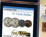 Locking 61 cents (2 Quarters, 1 Dime, 1 Penny) by Tango Magic - Trick - £31.60 GBP