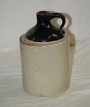 Old Vintage Antique Primitive Stoneware Crock Art Pottery Jug Jar Country Farm B - £31.10 GBP