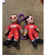 Wendy&#39;s Charlie And The Chocolate Factory Oompa Loompa Plush Clip Doll 2... - $9.89