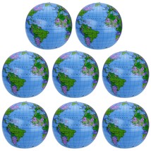 8 Pack Inflatable Globe Blow Up World Globe Pvc World Globe Inflatable E... - £27.17 GBP