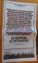 New York Times 34 pg Special 50 Rappers / 50 Interviews / Hip Hop 50 Yea... - $279.31 MXN