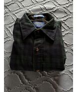 Euc Pendleton Lodge Shirt Blue &amp; Green Plaid Virgin wool Sz M - $1,071.47 MXN