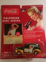 Coca Cola Calendar Girl Series johnny lightning  1940 Ford Sedan Delivery 1/64 - £11.72 GBP