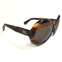 Ralph Lauren Sunglasses RL8026 5017/73 Round Frames with Brown Lenses and Chain - £56.05 GBP