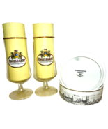 2 Engelhardt +1998 Berlin Pilsner German Beer Glasses &amp; Porcelain Cookie... - $108.71 CAD