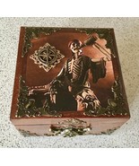 Caribbean Pirate Treasure Themed Wooden Trinket Box - $14.26 CAD