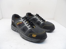 Caterpillar Men&#39;s Tuffnet Ease-Knit Comp. Toe Athletic Work Shoes Grey Size 7.5W - £61.41 GBP