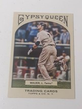 Joe Mauer Minnesota Twins 2011 Topps Gypsy Queen Card #31 - £0.76 GBP