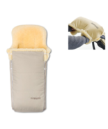 Natural Sheepskin Stroller Footmuff age from Birth and/or Handwarmer Bei... - $97.00+