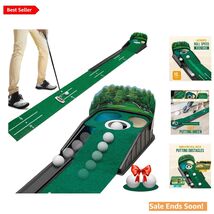 Indoor Golf Putting Green - 8ft Wrinkle-Free Mat with Precision Alignmen... - $87.07