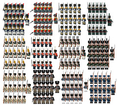 The Napoleonic Wars Custom Infantry Army Set B Collection of 224 Minifigure Toys - $25.99 - $26.99