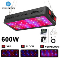PHLIZON 600W Double Switch LED Grow Light Full Spectrum For Indoor Plants Hydro - £46.96 GBP