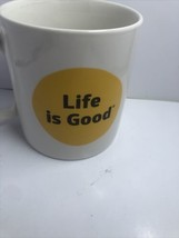 Life is Good Coffee Cup Mug  Do What You Love Love What you do 2 Sided - £7.91 GBP