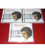 MOZART THE GREATEST HITS DISCS ONE, TWO AND THREE BRAND NEW CDS - $12.00