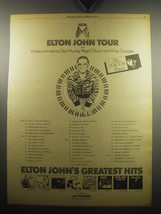 1974 Elton John Tour Advertisement - Davey Johnstone, Dee Murray - £15.01 GBP