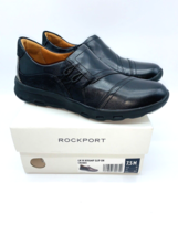 Rockport Let&#39;s Walk HiVamp Slip-On - Black Leather, US 7.5M / EUR 38 - £31.27 GBP