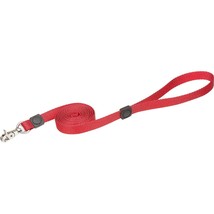 Petmate Signature Deluxe Leash Size 5/8&quot; X 6&#39; OR 1&quot; X 6&#39; Color Red Series - $13.99