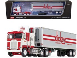 Kenworth K100 COE with 40&#39; Vintage Refrigerated Trailer &quot;Dickey Transport&quot; Whit - £95.73 GBP