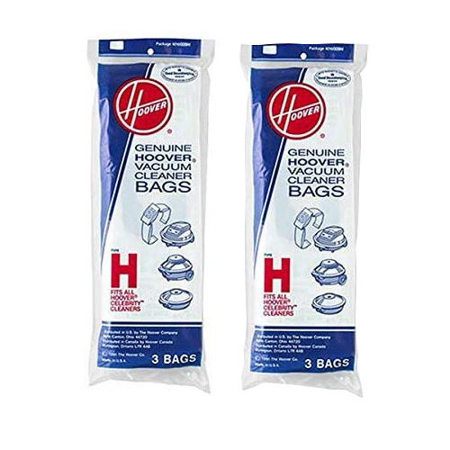 Primary image for Replacement Part For Hoover Vacuum Cleaner Bags TYPE H [2 PACK 6 Bags] VACUUM CL