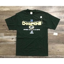 Vintage Green Bay Packers NFL Champions Large T Shirt New with Tags - £16.63 GBP