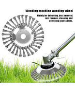6/8 Inch Steel Wire Rotary Brush Cutter Trimmer Head Weed Blade Cutter L... - $35.07 CAD+