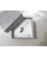 Department Store 18&quot; SS Christmas Sock Jeweled Pendant Necklace HL600 $100 - $785.76 MXN
