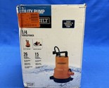 Everbilt 1/4 HP Submersible Utility Pump - $19.79