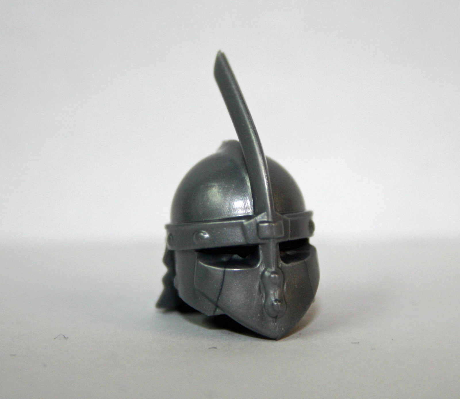 Knight Helmet Long Nose Guard For Style 1 Custom Minifigures - $5.45