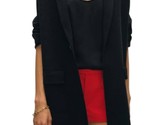 White + Warren Superfine Organic Cotton Knit Blazer Black - $108.00