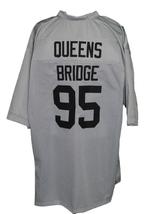 Queens Bridge #95 Shook Ones Hennessy New Men Football Jersey Grey Any Size image 2