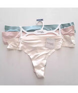 Tranquil &amp; True Womens Size 2X Thongs Brushed Microfiber Lace Back 3 Pack - $20.69 CAD