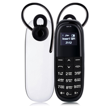 AIEK KK1 mini mobile phone Russian keyboard black-white OLED single sim 2g GSM - $38.85