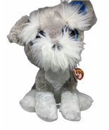 Ty Beanie Boo 2nd WHISKERS (Schnauzer) Dog 9&quot; Sparkle Eyes Hard-to-find - £23.52 GBP