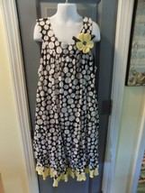 Bonnie Jean Black/White Polka-Dot Dress Size 16 Girl&#39;s EUC - £14.58 GBP
