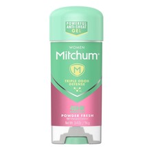 Mitchum For Women Anti-Perspirant Deodorant Clear Gel Powder Fresh 3.40 oz (Pack - £16.88 GBP