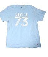 Levi&#39;s 73 Blue TShirt Marked 3XL Men&#39;s Tee 100% Cotton Single Stitch Red... - £6.24 GBP