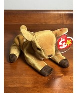 Vintage TY Beanie Babies Whisper Deer Spotted Fawn Animal Plush Toy w/ Tags - $17.99
