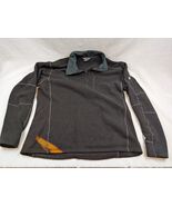 Kuhl Sweater Mens Dark Brown Fleece Quarter Zip Pullover Sweatshirt XXL 2XL - $19.79